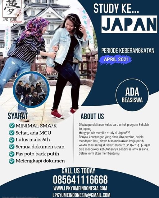 STUDY KE JEPANG